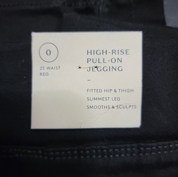 UNIVERSAL Thread High Rise Pull On Jeggings Black Size 0/25 - Picture 3 of 5
